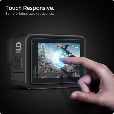 Folie de protectie Spigen (set de 6) Glas.tR Slim (AGL03045) compatibil cu GoPro Hero 9 / 10 / 11 / 12, Transparent