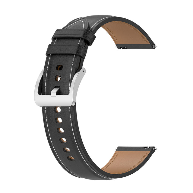 Curea smartwatch Techsuit Watchband 22mm (W048) compatibil cu Huawei Watch GT 2 (46mm)/GT 2 Pro/GT 3 Pro (46mm)/Ultimate, Xiaomi Watch S1, Negru