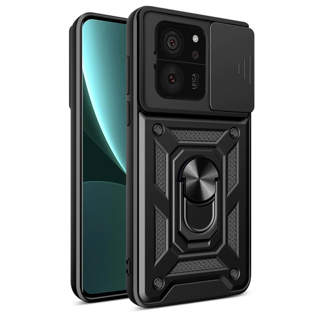Husa de protectie Techsuit CamShield Series compatibil cu Xiaomi 13T / 13T Pro, Negru