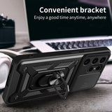 Husa de protectie Techsuit CamShield Series compatibil cu Samsung Galaxy S24 Ultra, Negru
