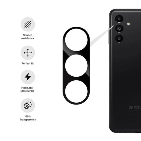 Folie de protectie Techsuit Full Camera Glass compatibil cu Samsung Galaxy S24 Plus, Negru