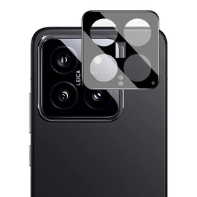 Folie de protectie Techsuit Full Camera Glass compatibil cu Xiaomi 14, Negru