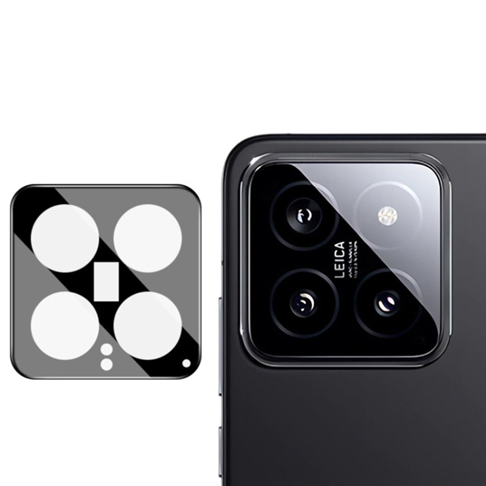 Folie de protectie Techsuit Full Camera Glass compatibil cu Xiaomi 14, Negru