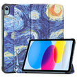Husa de protectie tableta Techsuit FoldPro compatibil cu iPad 10 (2022) 10.9 / 11 (2025), Starry Night