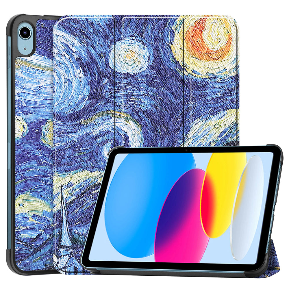 Husa de protectie tableta Techsuit FoldPro compatibil cu iPad 10 (2022) 10.9 / 11 (2025), Starry Night