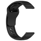 Curea smartwatch Techsuit Watchband 22mm (W050) compatibil cu Huawei Watch GT 2 (46mm)/GT 2 Pro/GT 3 Pro (46mm)/Ultimate, Xiaomi Watch S1, Negru