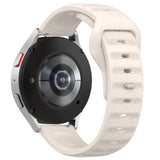 Curea smartwatch Techsuit Watchband 22mm (W050) compatibil cu Huawei Watch GT 2 (46mm)/GT 2 Pro/GT 3 Pro (46mm)/Ultimate, Xiaomi Watch S1, Bej