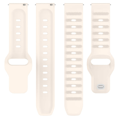 Curea smartwatch Techsuit Watchband 22mm (W050) compatibil cu Huawei Watch GT 2 (46mm)/GT 2 Pro/GT 3 Pro (46mm)/Ultimate, Xiaomi Watch S1, Bej