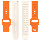 Curea smartwatch Techsuit Watchband 22mm (W050) compatibil cu Huawei Watch GT 2 (46mm)/GT 2 Pro/GT 3 Pro (46mm)/Ultimate, Xiaomi Watch S1, Portocaliu Beige