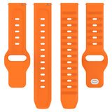 Curea smartwatch Techsuit Watchband 22mm (W050) compatibil cu Huawei Watch GT 2 (46mm)/GT 2 Pro/GT 3 Pro (46mm)/Ultimate, Xiaomi Watch S1, Portocaliu