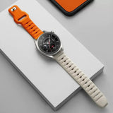 Curea smartwatch Techsuit Watchband 22mm (W050) compatibil cu Huawei Watch GT 2 (46mm)/GT 2 Pro/GT 3 Pro (46mm)/Ultimate, Xiaomi Watch S1, Portocaliu