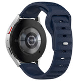 Curea smartwatch Techsuit Watchband 20mm (W050) compatibil cu Samsung Galaxy Watch 4/5/Active 2, Huawei Watch GT 3 (42mm)/GT 3 Pro (43mm), Albastru