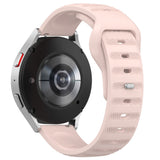 Curea smartwatch Techsuit Watchband 20mm (W050) compatibil cu Samsung Galaxy Watch 4/5/Active 2, Huawei Watch GT 3 (42mm)/GT 3 Pro (43mm), Roz