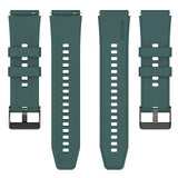 Curea smartwatch Techsuit Watchband 22mm (W026) compatibil cu Huawei Watch GT 2 (46mm)/GT 2 Pro/GT 3 Pro (46mm)/Ultimate, Xiaomi Watch S1, Verde Inchis