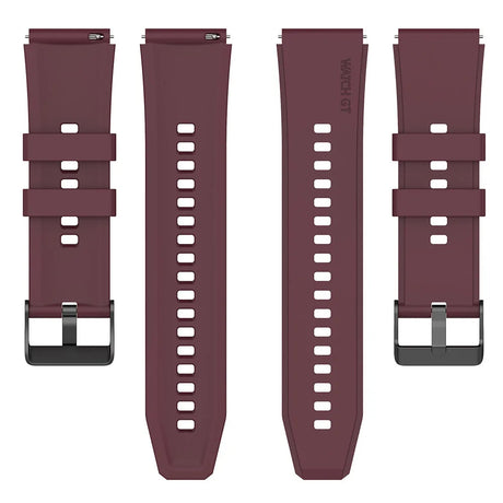 Curea smartwatch Techsuit Watchband 22mm (W026) compatibil cu Huawei Watch GT 2 (46mm)/GT 2 Pro/GT 3 Pro (46mm)/Ultimate, Xiaomi Watch S1, Burgundy