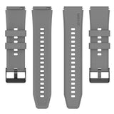 Curea smartwatch Techsuit Watchband 20mm (W026) compatibil cu Samsung Galaxy Watch 4/5/Active 2, Huawei Watch GT 3 (42mm)/GT 3 Pro (43mm), Gri