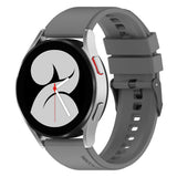 Curea smartwatch Techsuit Watchband 20mm (W026) compatibil cu Samsung Galaxy Watch 4/5/Active 2, Huawei Watch GT 3 (42mm)/GT 3 Pro (43mm), Gri