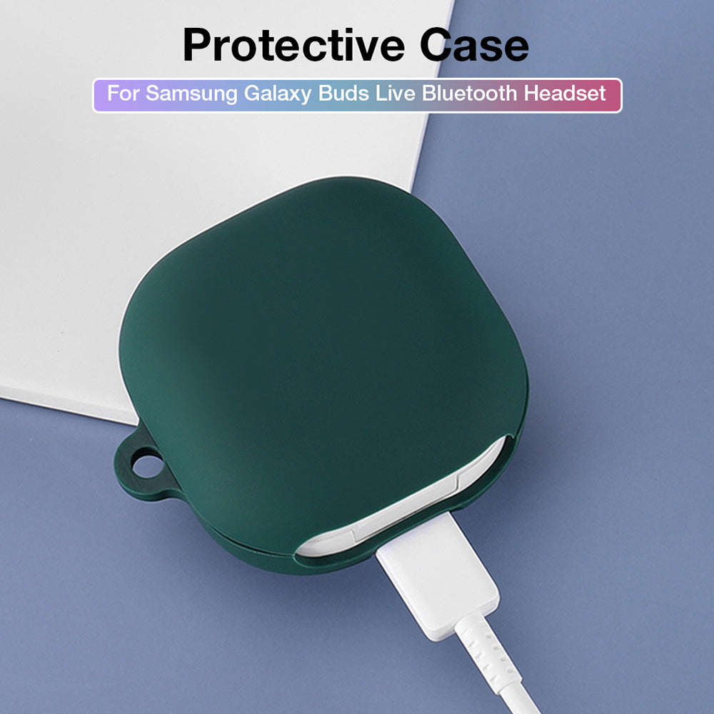 Casti Techsuit Silicone Case, for Samsung Galaxy Buds FE / 2 Pro / 2 / Live / Pro, Smooth Ultrathin Material, Negru