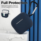 Casti Techsuit Silicone Case, for Apple AirPods 3, Smooth Ultrathin Material, Bleumarin