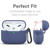 Husa pentru AirPods Pro 1 / 2 - Techsuit Silicone Case - Navy Blue