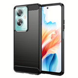 Husa de protectie Techsuit Carbon Silicone compatibil cu Oppo A79 5G / OnePlus Nord N30 SE, Negru