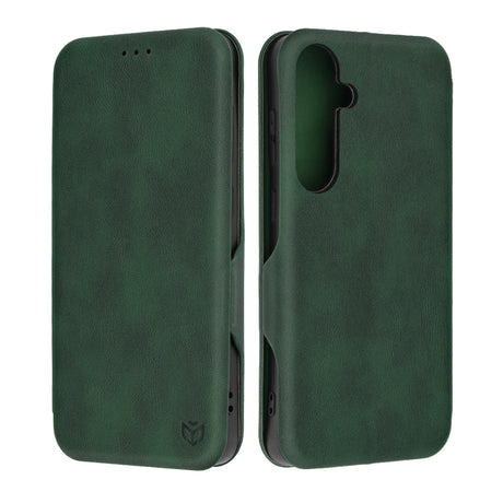 Husa de protectie Techsuit Safe Wallet Plus compatibil cu Samsung Galaxy S24 Plus, Verde