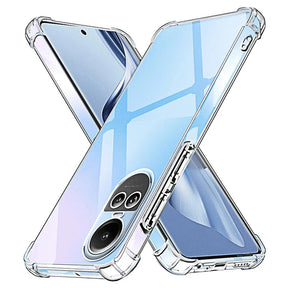 Husa de protectie Techsuit Shockproof Clear Silicone compatibil cu Oppo Reno10 / Reno10 Pro, Transparent