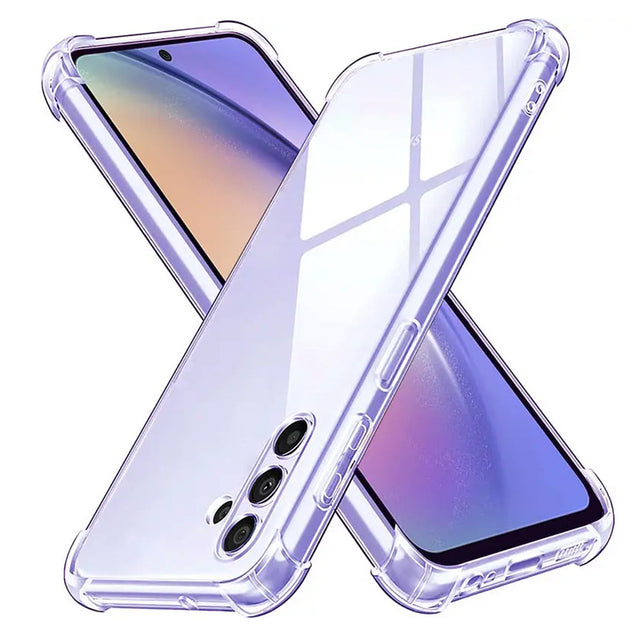 Techsuit Shockproof Clear Silicone átlátszó tok Samsung Galaxy A54 készülékhez