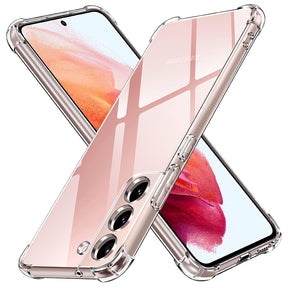Husa de protectie Techsuit Shockproof Clear Silicone compatibil cu Samsung Galaxy S22 5G, Transparent
