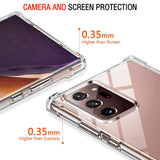 Husa de protectie Techsuit Shockproof Clear Silicone compatibil cu Samsung Galaxy Note 20 Ultra 4G / Note 20 Ultra 5G, Transparent