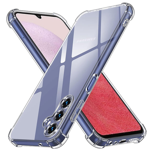 Husa de protectie Techsuit Shockproof Clear Silicone compatibil cu Samsung Galaxy A14 4G / A14 5G, Transparent