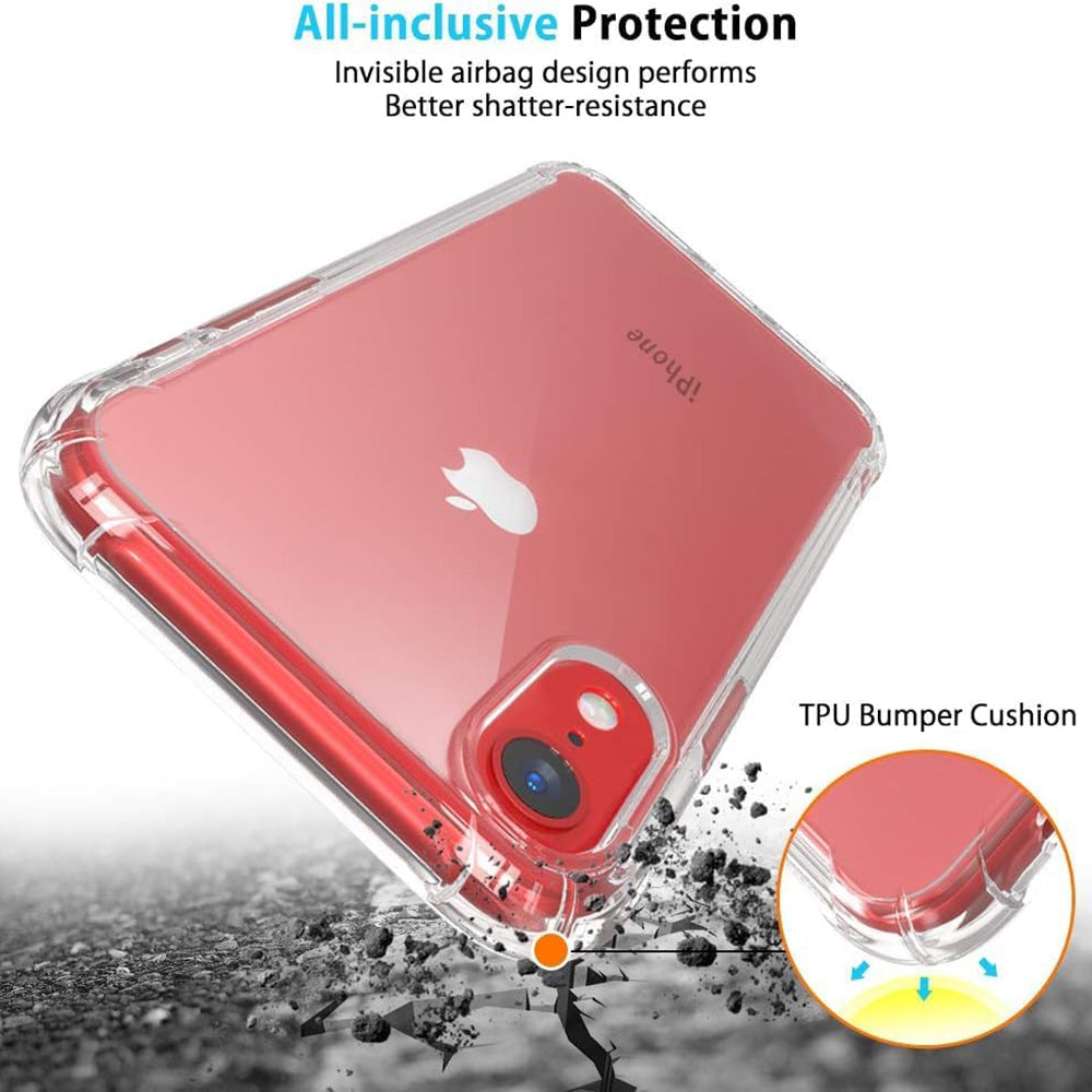 Husa de protectie Techsuit Shockproof Clear Silicone compatibil cu iPhone XR, Transparent