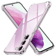 Husa de protectie Techsuit Shockproof Clear Silicone compatibil cu Samsung Galaxy S21 FE 5G, Transparent