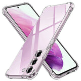 Husa de protectie Techsuit Shockproof Clear Silicone compatibil cu Samsung Galaxy S21 FE 5G, Transparent