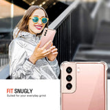 Husa de protectie Techsuit Shockproof Clear Silicone compatibil cu Samsung Galaxy S20 Plus 4G / S20 Plus 5G, Transparent