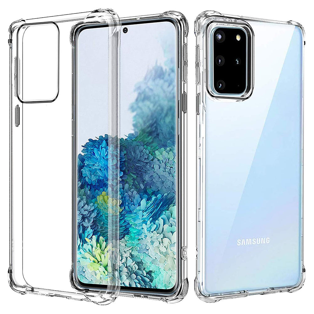 Husa de protectie Techsuit Shockproof Clear Silicone compatibil cu Samsung Galaxy S20 Plus 4G / S20 Plus 5G, Transparent