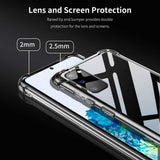 Husa de protectie Techsuit Shockproof Clear Silicone compatibil cu Samsung Galaxy S20 Plus 4G / S20 Plus 5G, Transparent