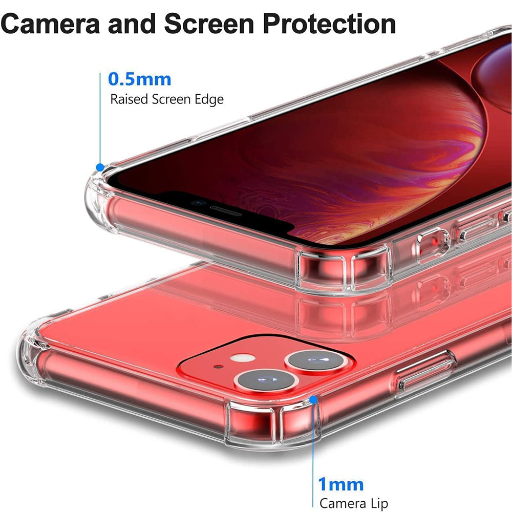 Husa de protectie Techsuit Shockproof Clear Silicone compatibil cu iPhone 12 mini, Transparent