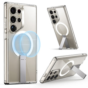 Husa de protectie ESR Boost Flickstand HaloLock compatibil cu Samsung Galaxy S24 Ultra, Transparent