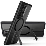ESR Husa de protectie ESR Boost Flickstand HaloLock compatibil cu Samsung Galaxy S24 Ultra, Negru Mat – imagine 2