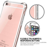Husa de protectie Techsuit Shockproof Clear Silicone compatibil cu iPhone 5/ iPhone 5s/ iPhone SE, Transparent