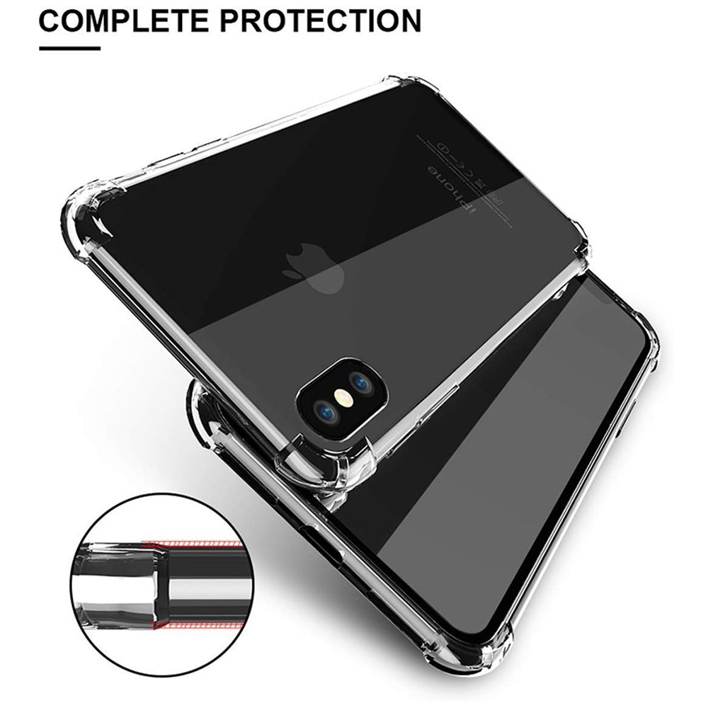 Husa de protectie Techsuit Shockproof Clear Silicone compatibil cu iPhone XS Max, Transparent