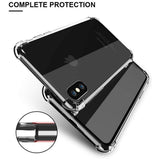 Husa de protectie Techsuit Shockproof Clear Silicone compatibil cu iPhone XS Max, Transparent