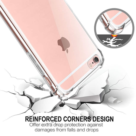 Husa de protectie Techsuit Shockproof Clear Silicone compatibil cu iPhone 7 / iPhone 8 / iPhone SE 2, SE 2020 / iPhone SE 3, SE 2022, Transparent