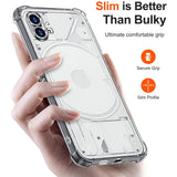 Husa de protectie Techsuit Shockproof Clear Silicone compatibil cu Nothing Phone (1), Transparent