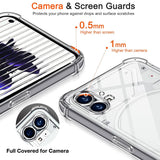 Husa de protectie Techsuit Shockproof Clear Silicone compatibil cu Nothing Phone (1), Transparent