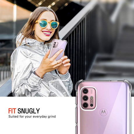 Husa de protectie Techsuit Shockproof Clear Silicone compatibil cu Motorola Moto G10 / Moto G20 / Moto G30, Transparent
