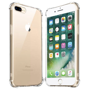 Husa de protectie Techsuit Shockproof Clear Silicone compatibil cu iPhone 7 Plus / iPhone 8 Plus, Transparent