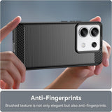 Husa de protectie Techsuit Carbon Silicone compatibil cu Xiaomi Redmi 13C 4G / Redmi 13C 5G / Poco C65, Negru
