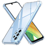 Husa de protectie Techsuit Shockproof Clear Silicone compatibil cu Samsung Galaxy A33 5G, Transparent